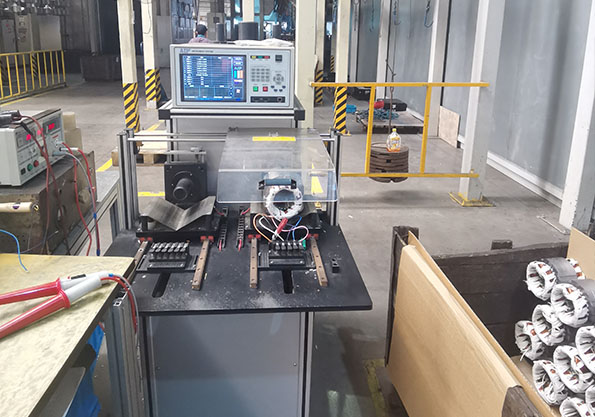 水泵電機定子測試應用現(xiàn)場