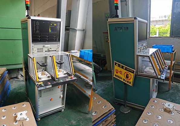 空調(diào)風扇無刷電機定子測試系統(tǒng)應(yīng)用現(xiàn)場