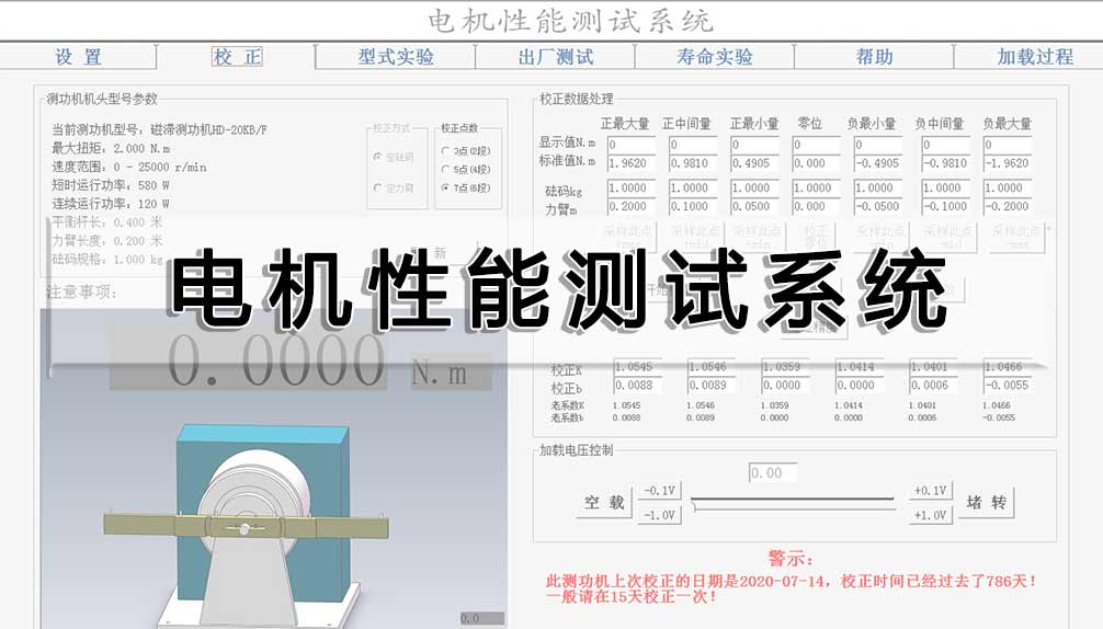 電機(jī)性能測(cè)試系統(tǒng)