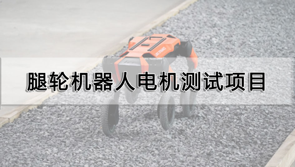 腿輪機器人電機測試項目