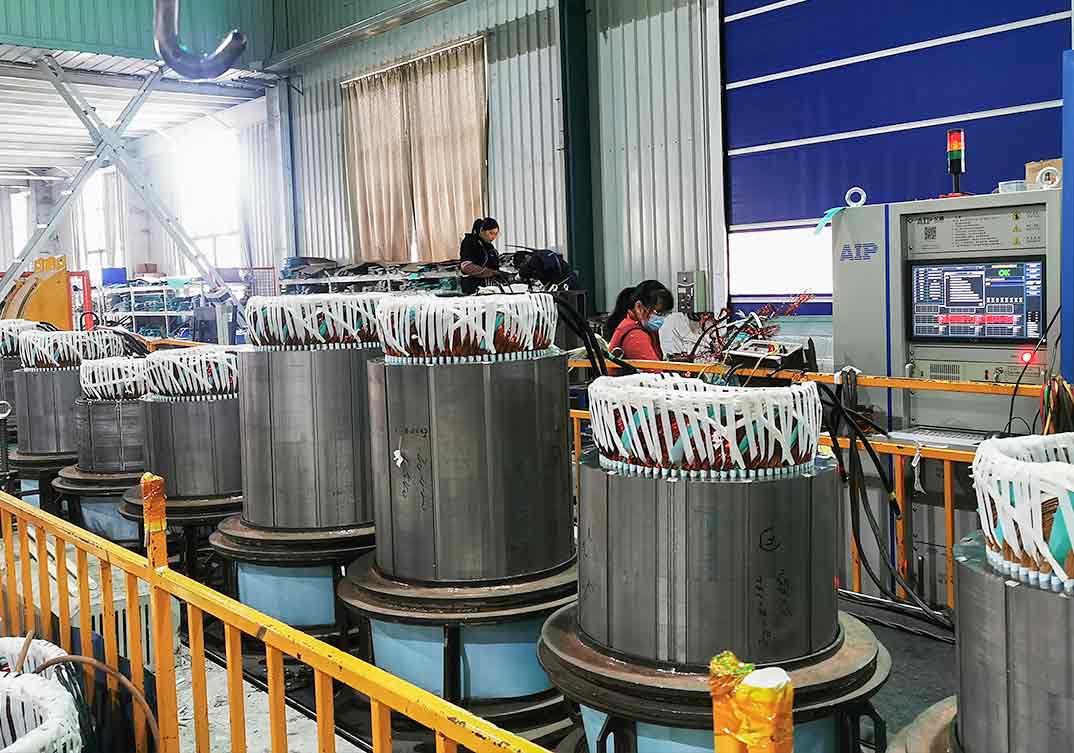 三相工業(yè)電機(jī)定子測(cè)試設(shè)備應(yīng)用現(xiàn)場(chǎng)—AIP艾普