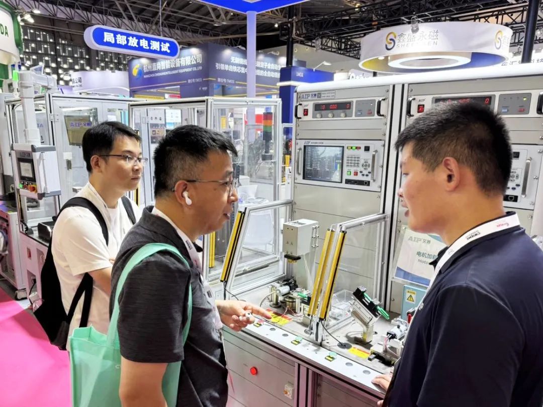 艾普智能攜國(guó)產(chǎn)電機(jī)測(cè)試設(shè)備亮相CWIEME，反向輸出全球市場(chǎng)