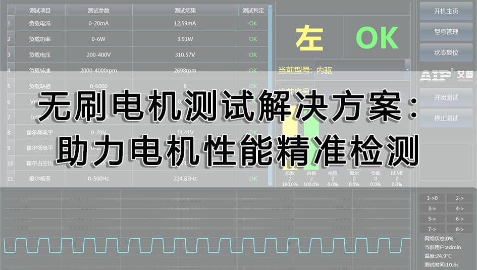 無刷電機測試解決方案：助力電機性能精準檢測