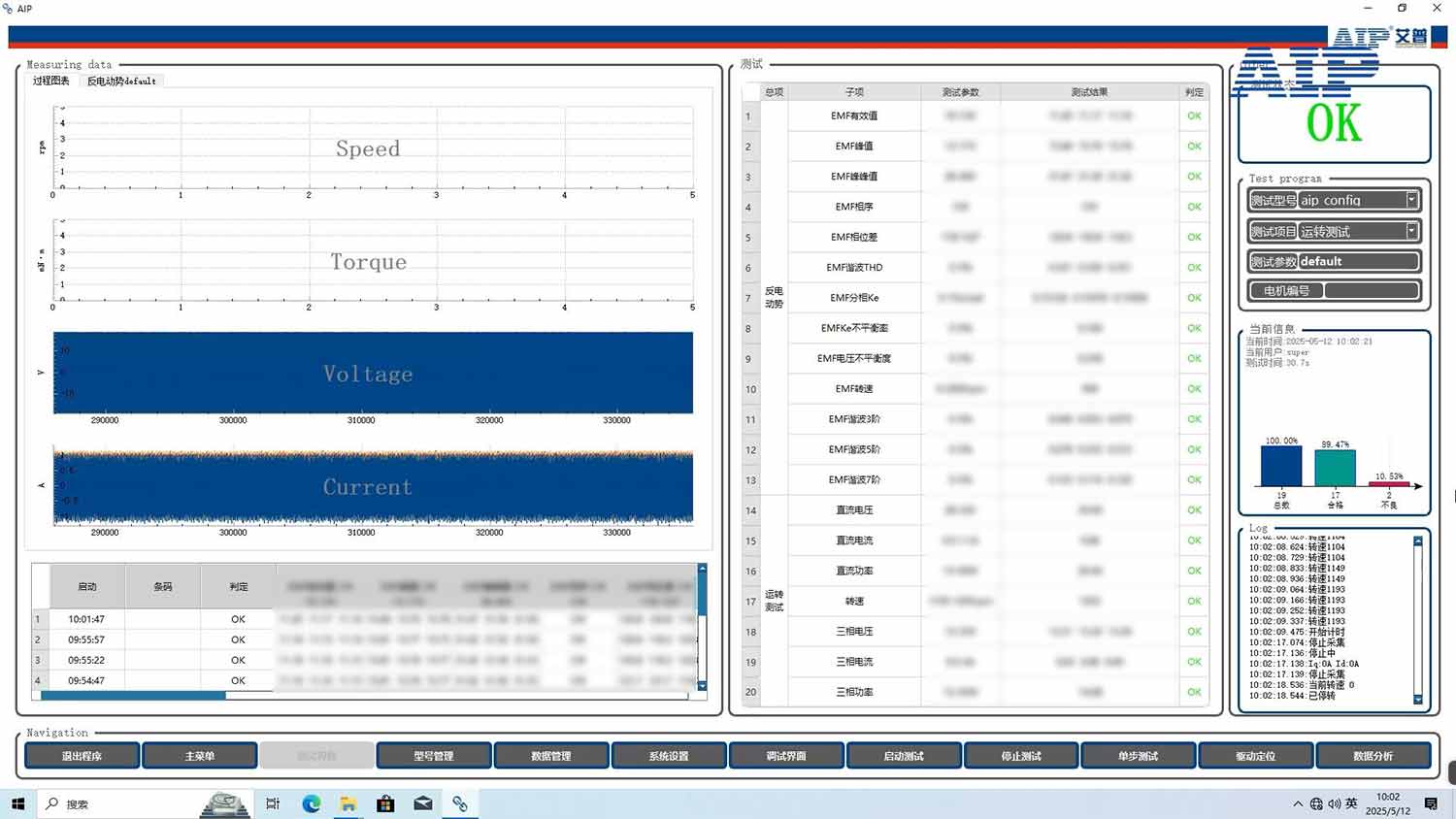 無框力矩電機(jī)測(cè)試特點(diǎn)—AIP艾普